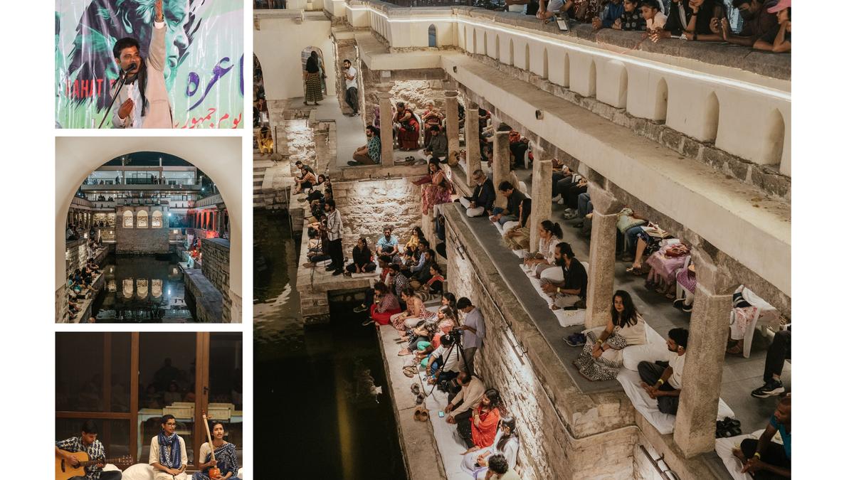 टैंगी सेशंस 2023 के समापन के लिए बंसीलालपेट स्टेपवेल, हैदराबाद में संगीत सत्र की मेजबानी करेगा। सतलज राहत इंदौरी और आह्वान प्रोजेक्ट सहित अन्य कलाकार प्रस्तुति देंगे टैंगी सेशंस 2023 के समापन के लिए बंसीलालपेट स्टेपवेल, हैदराबाद में संगीत सत्र की मेजबानी करेगा। सतलज राहत इंदौरी और आह्वान प्रोजेक्ट सहित अन्य कलाकार प्रस्तुति देंगे