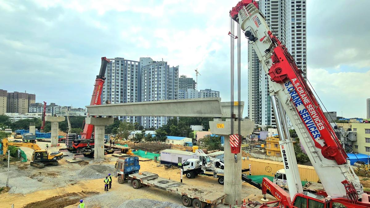 K-RIDE installs India’s longest single-span U-girder on Bengaluru Suburban Rail’s Mallige Line