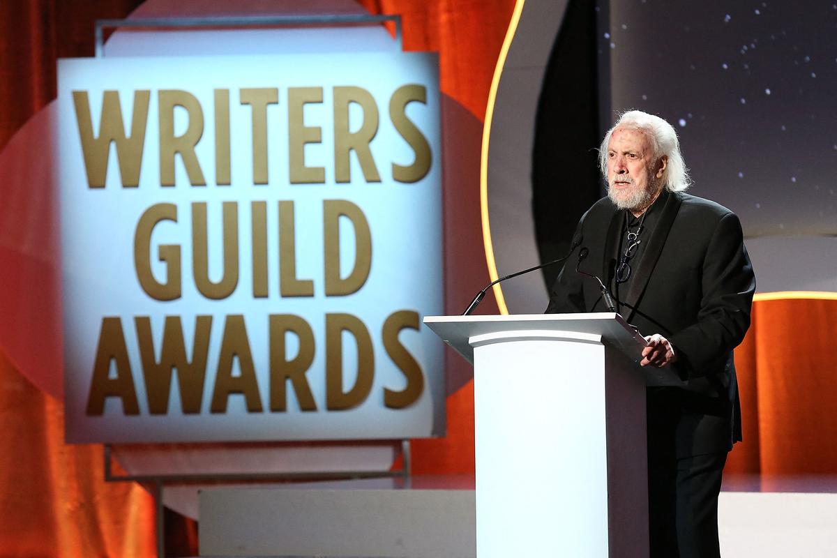 (FILES) Writer/director Robert Towne speaks onstage during the 2016 Writers Guild Awards LA Ceremony at the Hyatt Regency Century Plaza on February 13, 2016 in Los Angeles, California