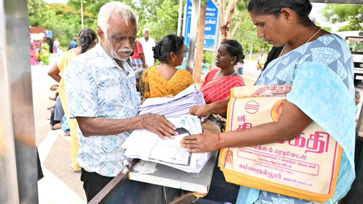 TARATDAC members protest outside Krishnagiri Collectorate