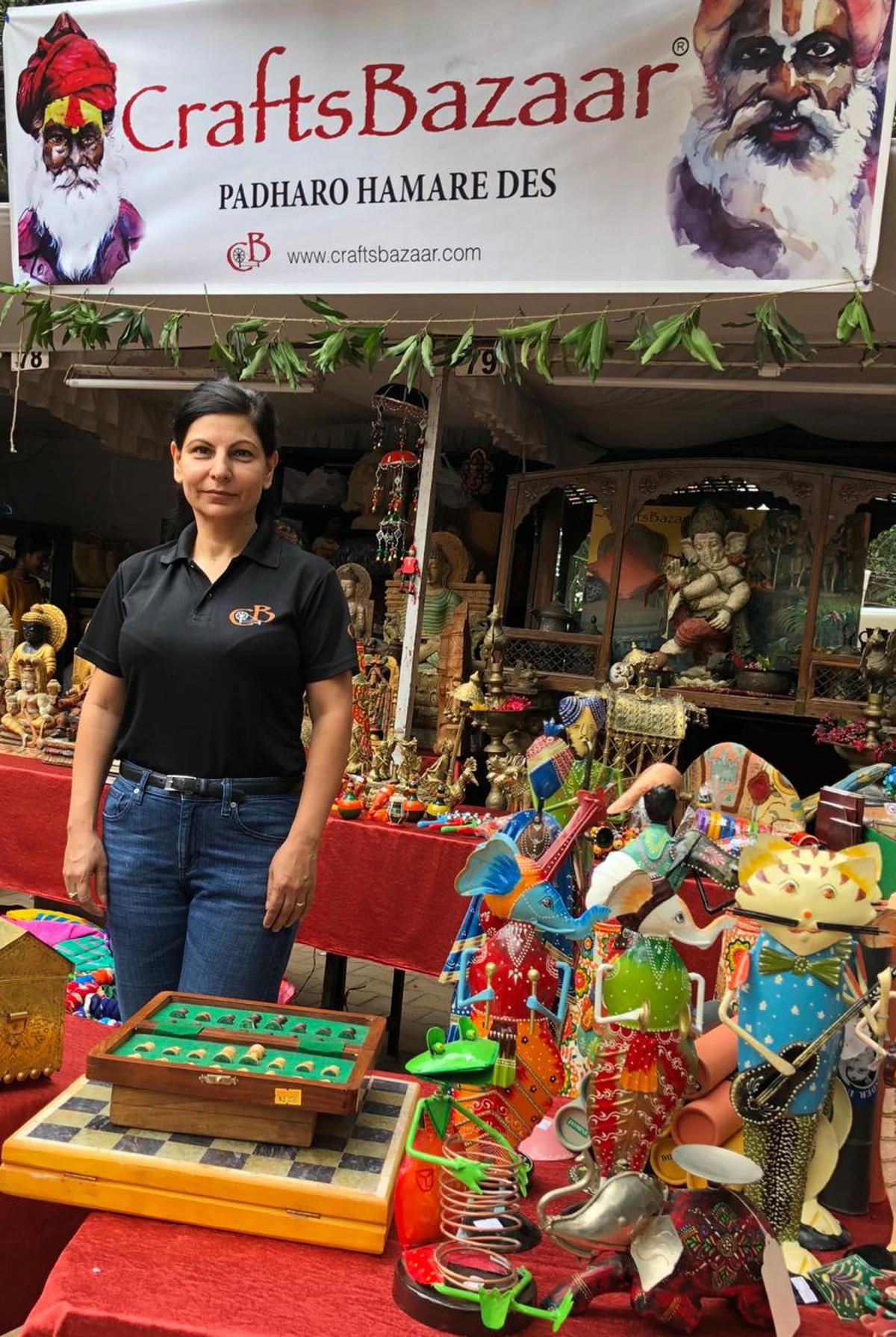 Aparna Challu, entrepreneur and founder of CraftsBazaar, The Festival of India, and Respect Origins