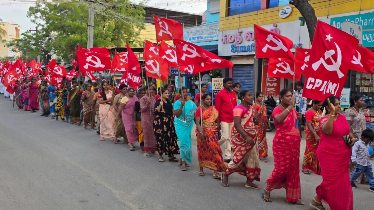 CPI(M) organise rally observing May Day