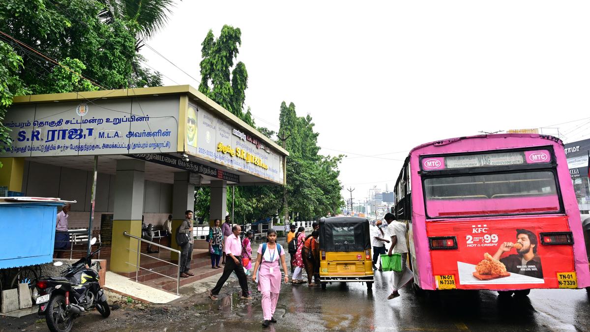 MLAs chip in to improve the bus stops in Tambaram Corporation