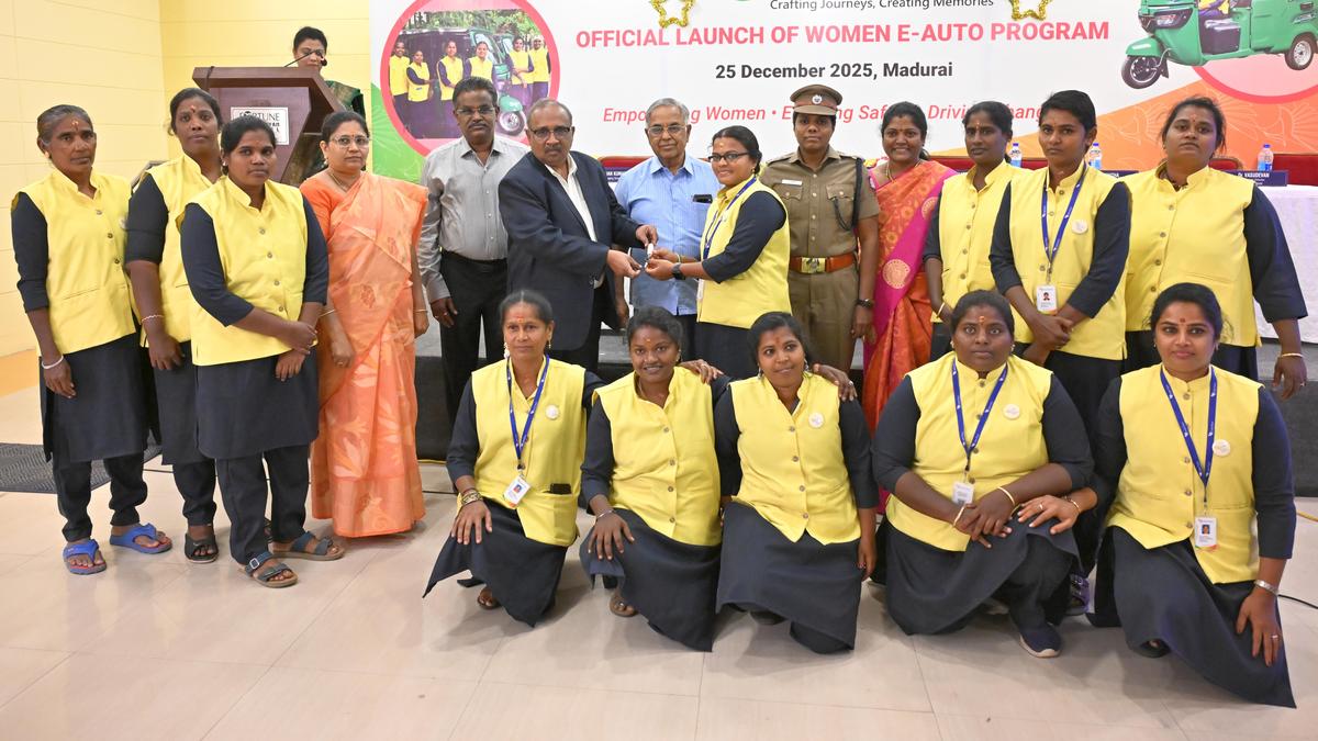 New e-autos targeting women and tourists launched in Madurai