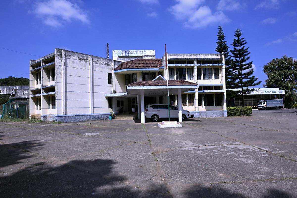 The new building of Karnataka Milk Federation at Kudige in Kodagu.