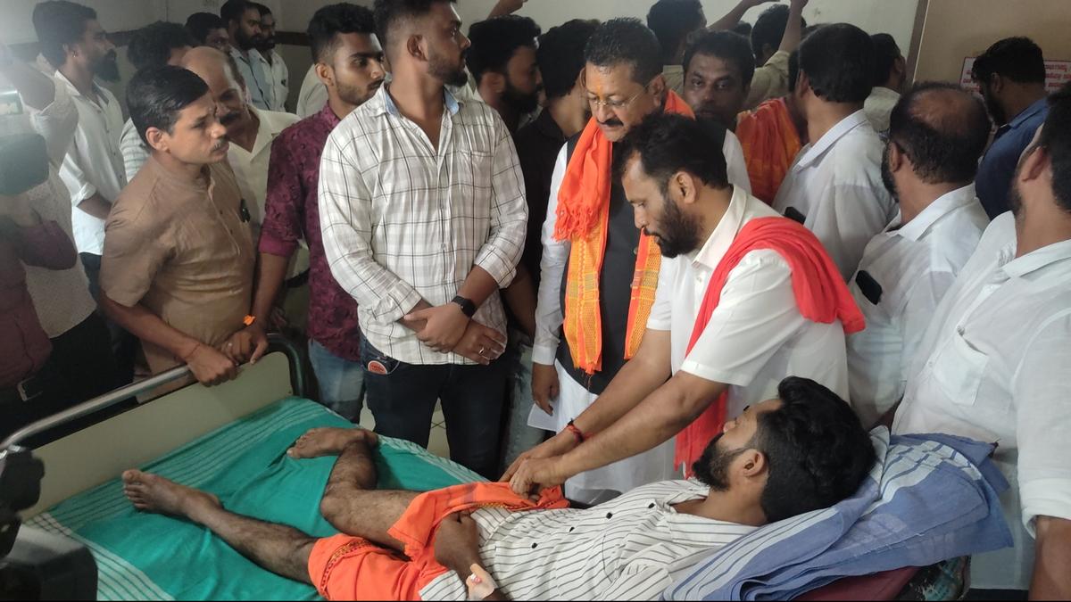 BJP MLA Basanagouda Patil Yatnal visits Puttur, seeks suspension of DySP in police atrocity case