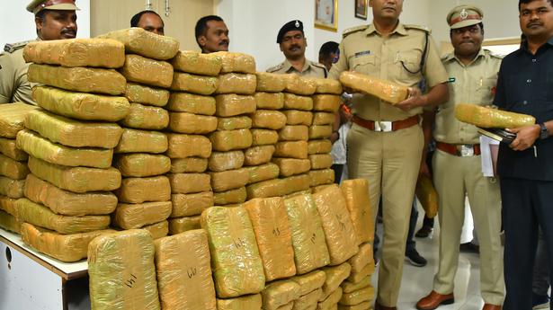 350kgs ganja seized 