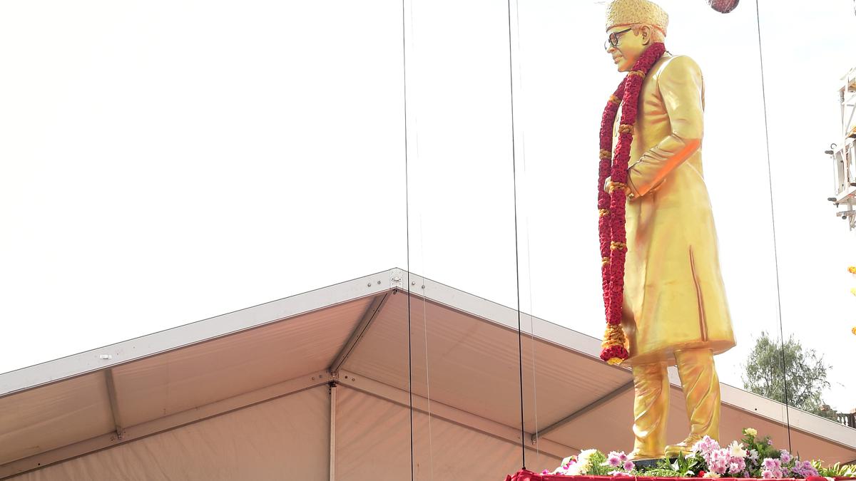T.N. CM Stalin unveils statue of former PM V.P. Singh in Chennai