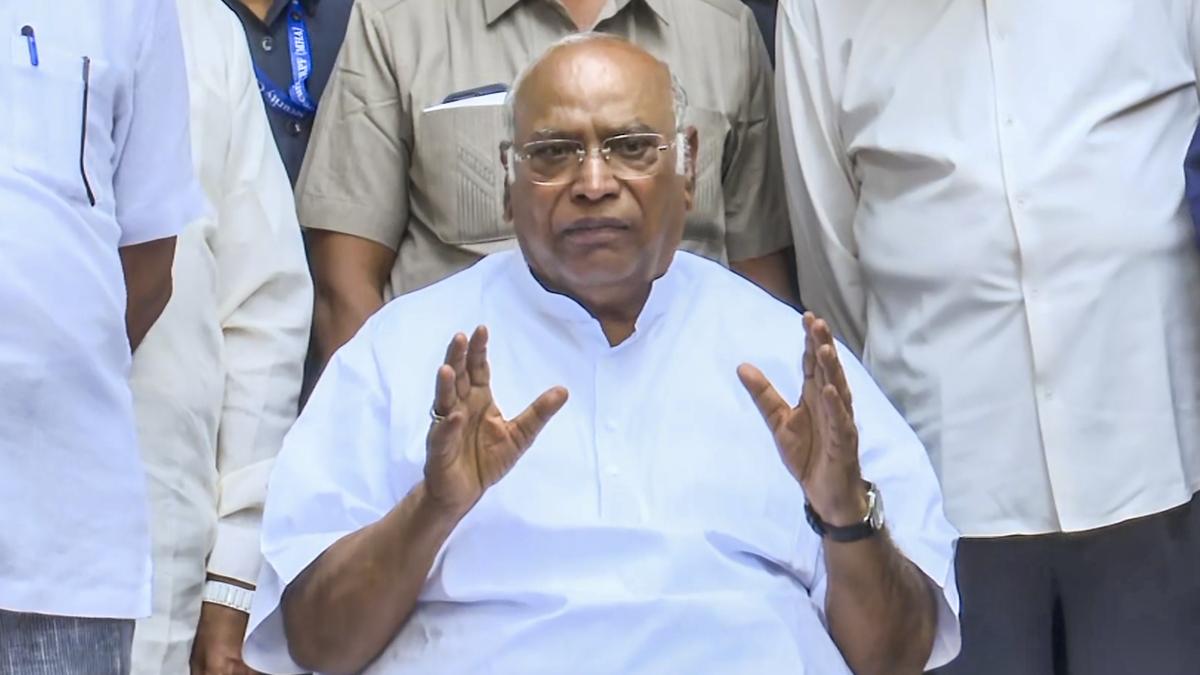 Kharge condemns attempted attack on CJI, terms it ‘blow to democratic values’