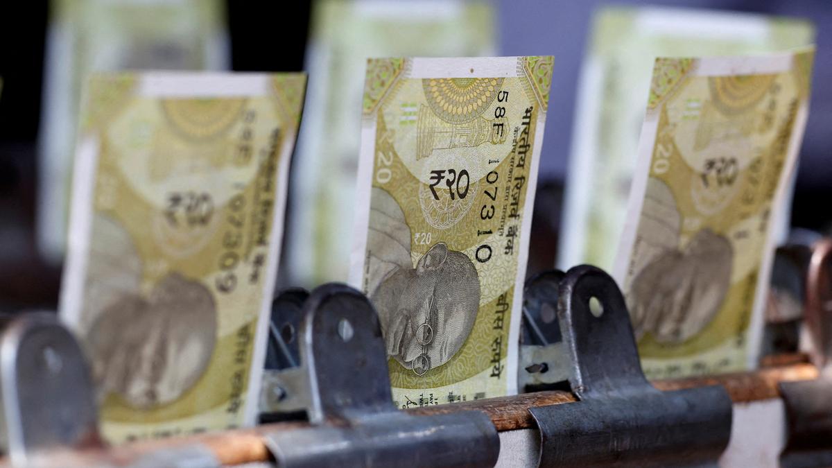 Rupee rises 35 paise to settle at 85.10 against U.S. dollar