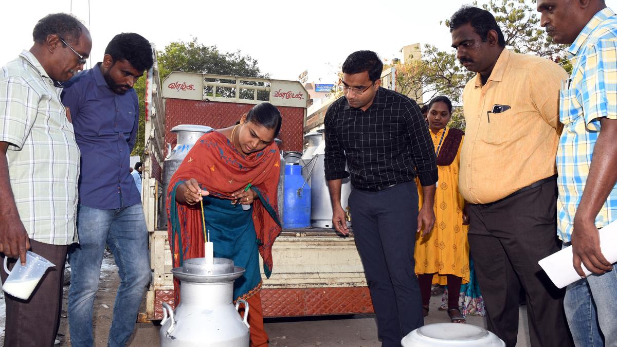 1,500 litres of adulterated milk seized in Thoothukudi