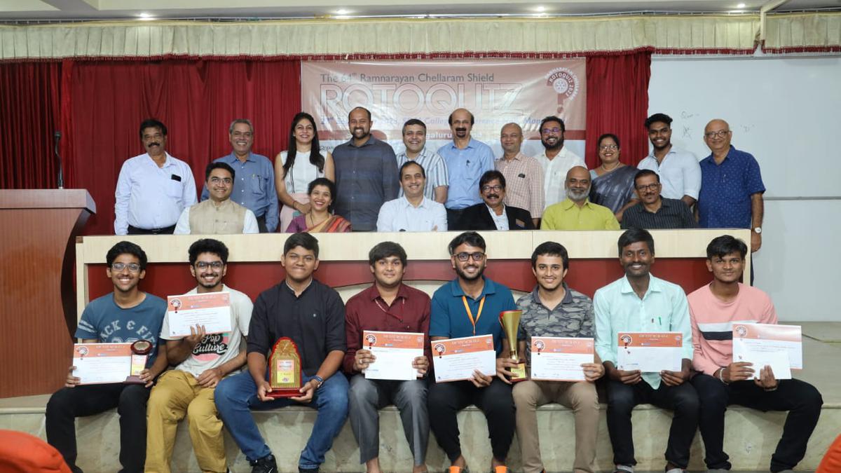 Nischal and Shreevatsa Acharya win Mangaluru round of Ramnarayan Chellaram Rotoquiz