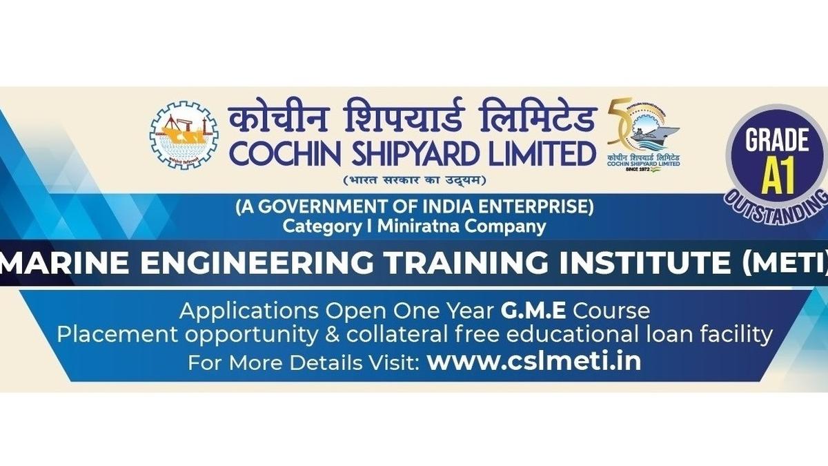 Cochin Shipyard’s METI: Charting Maritime Careers with Precision and ...