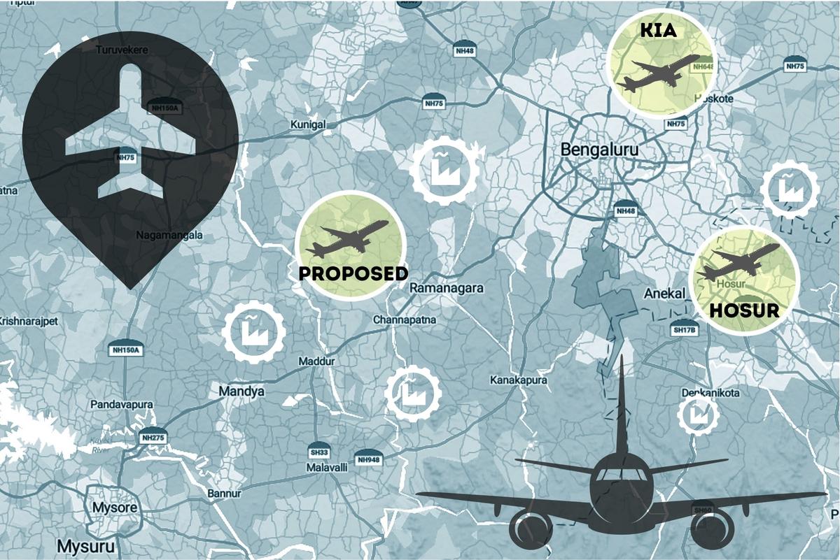 A second airport inside the triangular zone within, Ramanagar, Bidadi and Channapatna along the Mysuru Road corridor could be ideal, as per an earlier BCIC proposal.