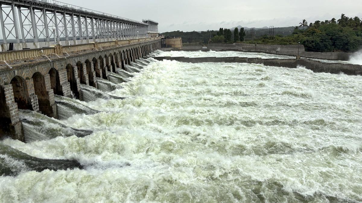 Flood warning issued as KRS dam nears full capacity