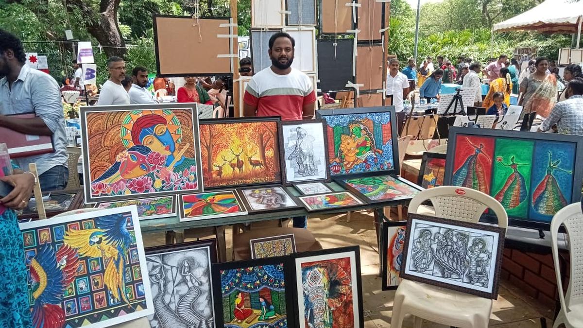 When Chennai parks turn into open air art galleries