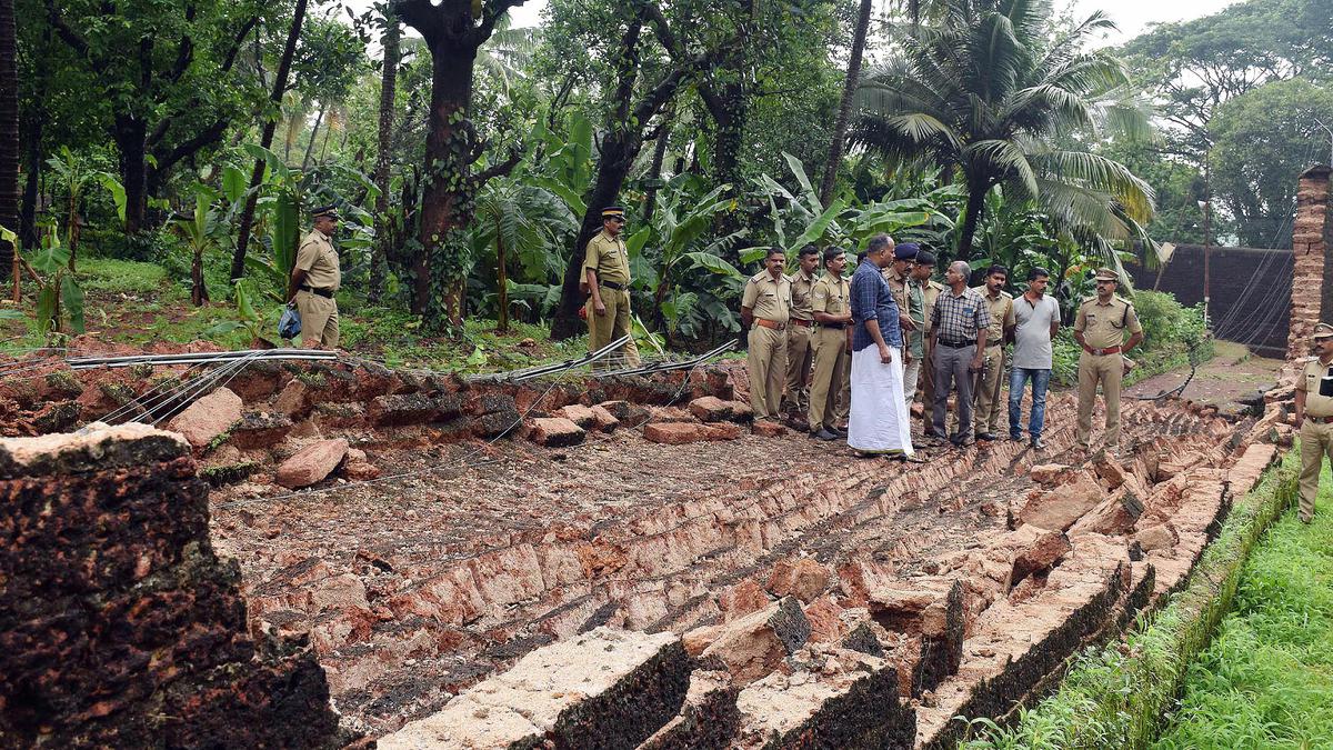 154-year-old Kannur Central Jail wall collapses in heavy rain
