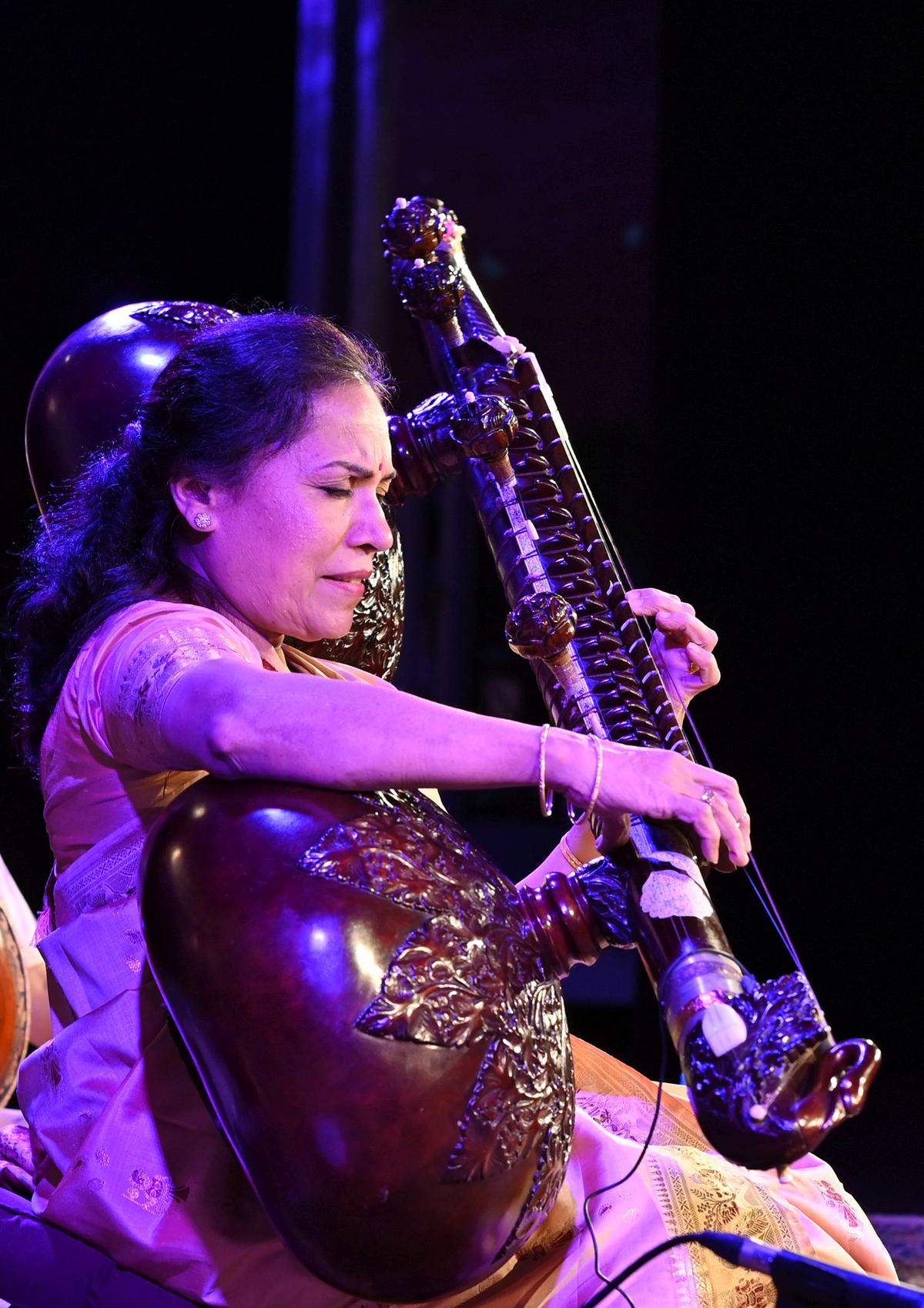 Jyoti Hegde is the only woman rudra veena artiste Jyoti Hegde is the only woman rudra veena artiste