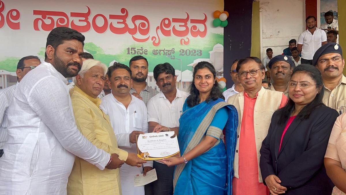 Tiger at Binkadakatti zoo adopted