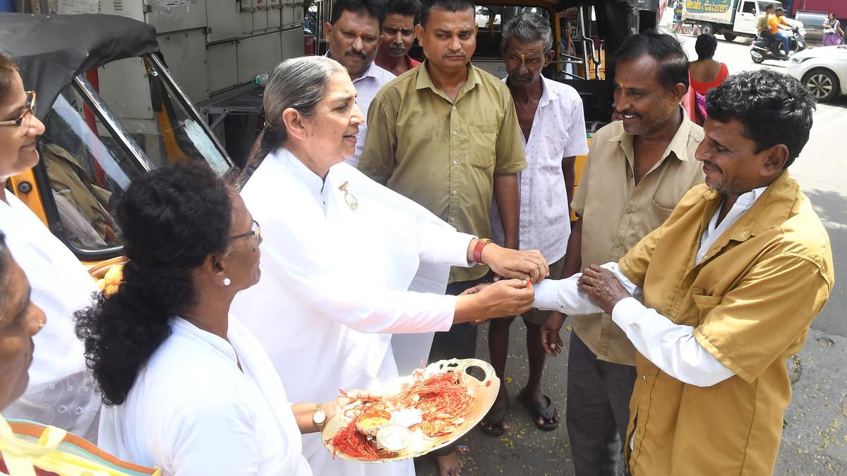 Raksha Bandhan, Vriksha Bandhan celebrated in Visakhapatnam