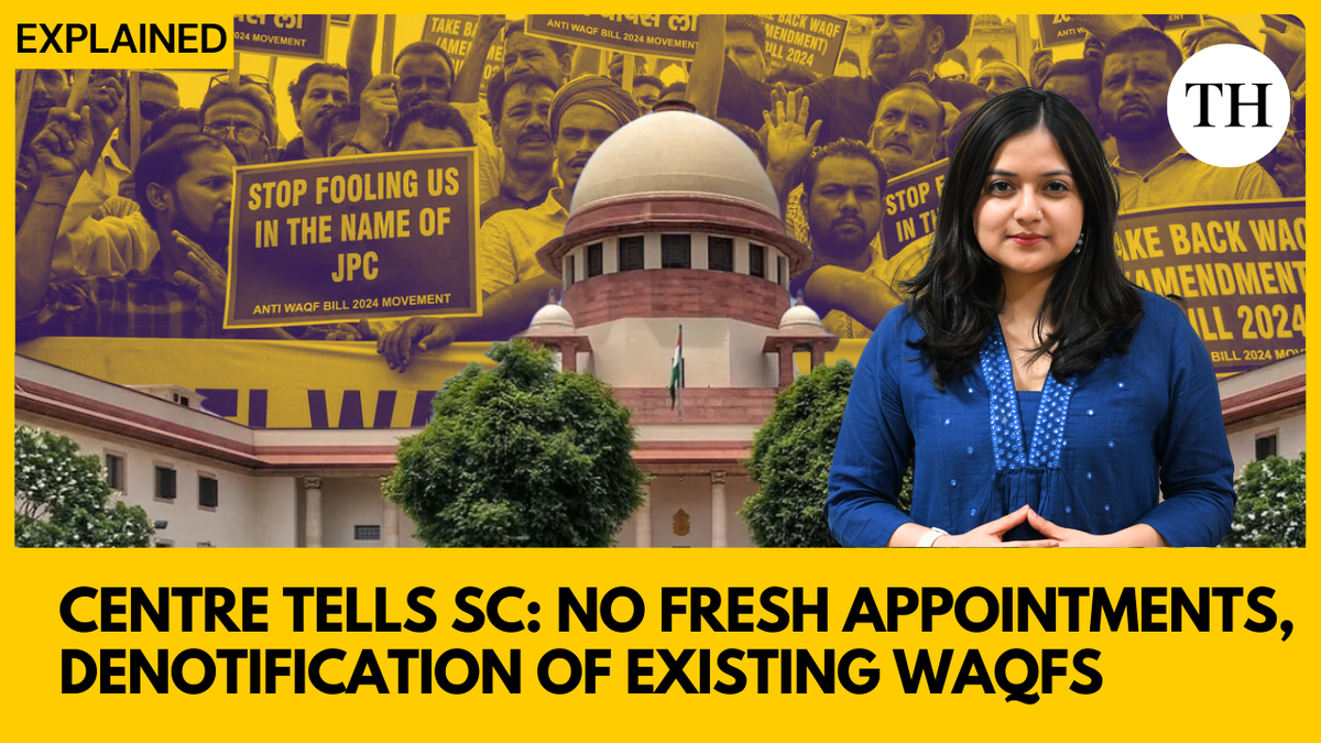 Centre tells SC: No fresh appointments, denotification of existing waqfs