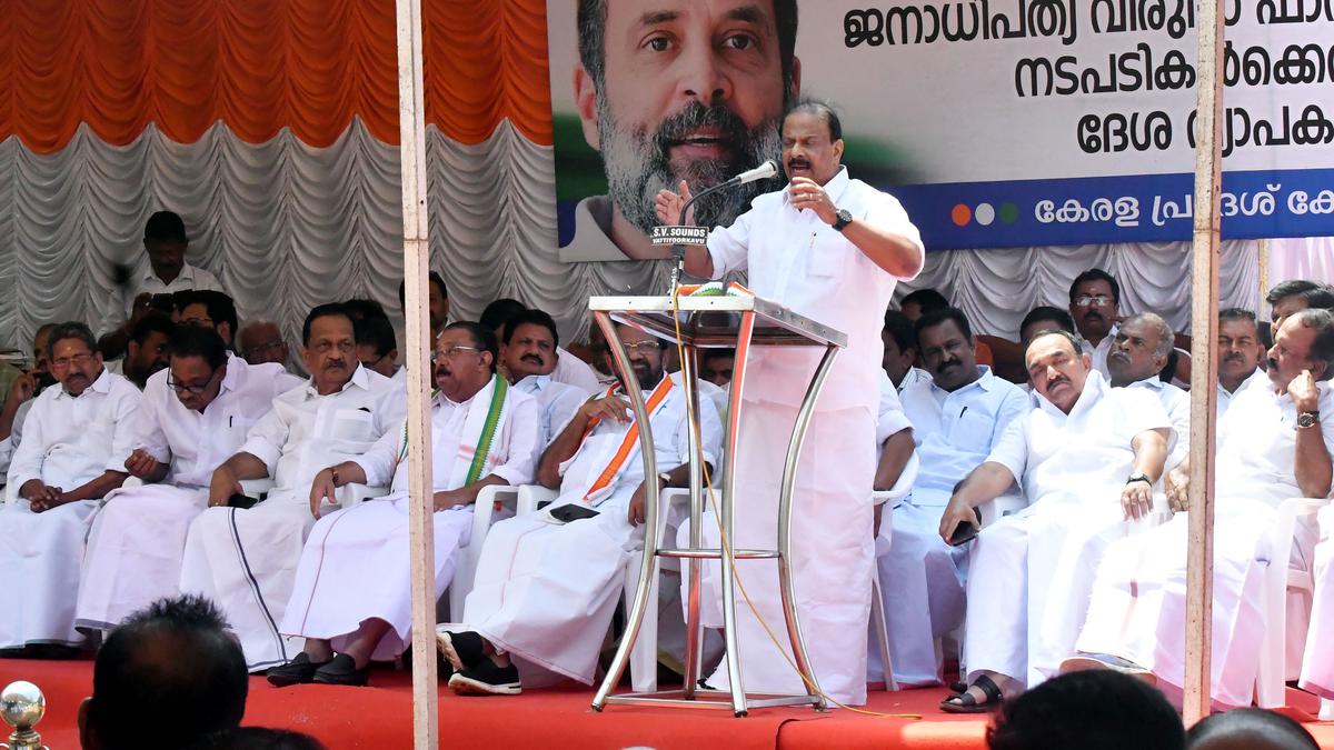 Congress organises ‘satyagrahas’ across Kerala against Rahul’s expulsion