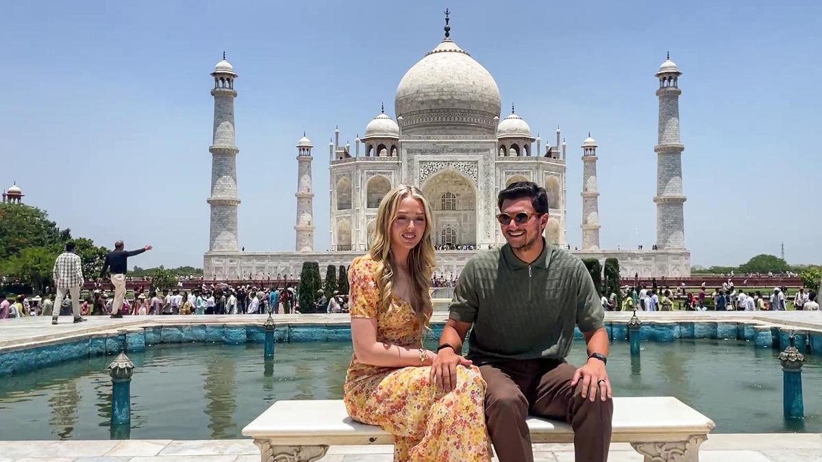 Donald Trump's daughter visits Taj Mahal