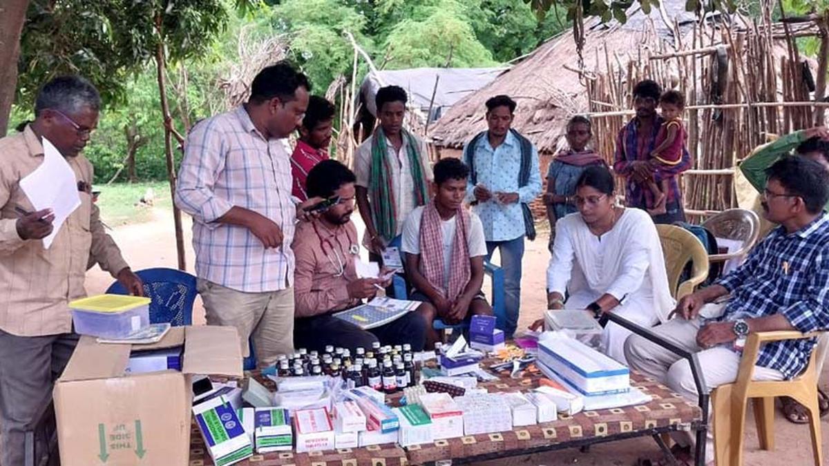 Health officials conduct malaria screening, health camp at tribal hamlets of ASR district