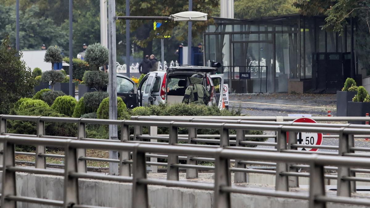 Suicide bomber detonates device in Turkish capital; second assailant killed in shootout in Ankara