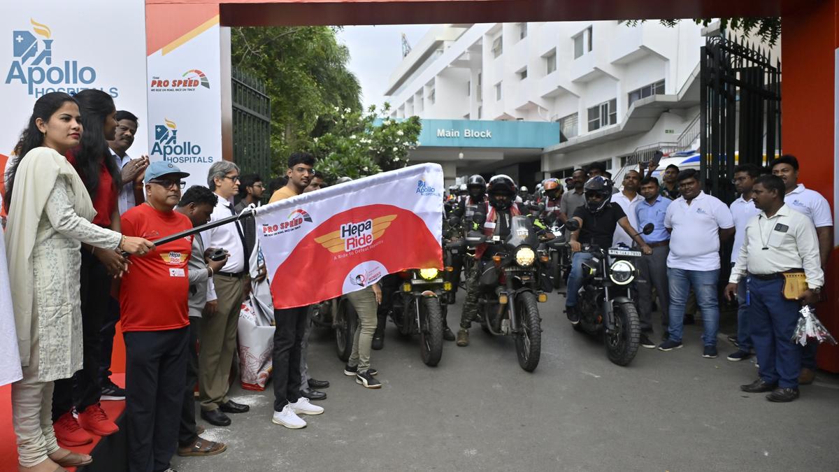Motorbike rally to raise awareness on hepatitis held