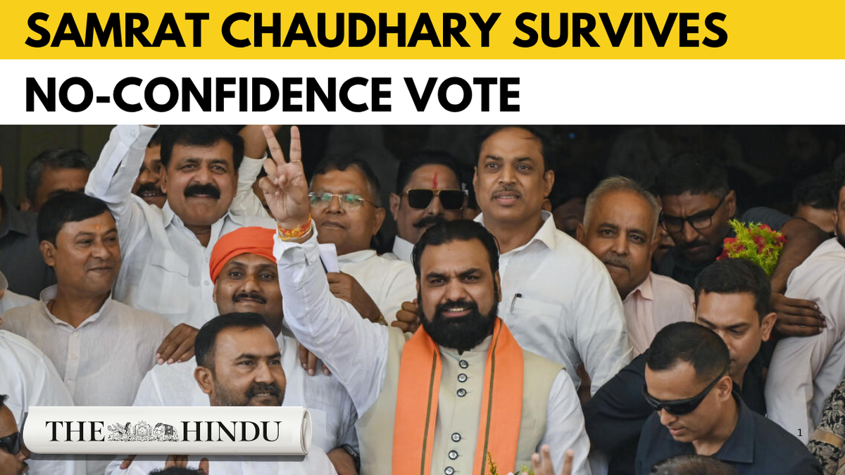 Samrat Choudhary wins trust vote, NDA govt secures majority in Bihar