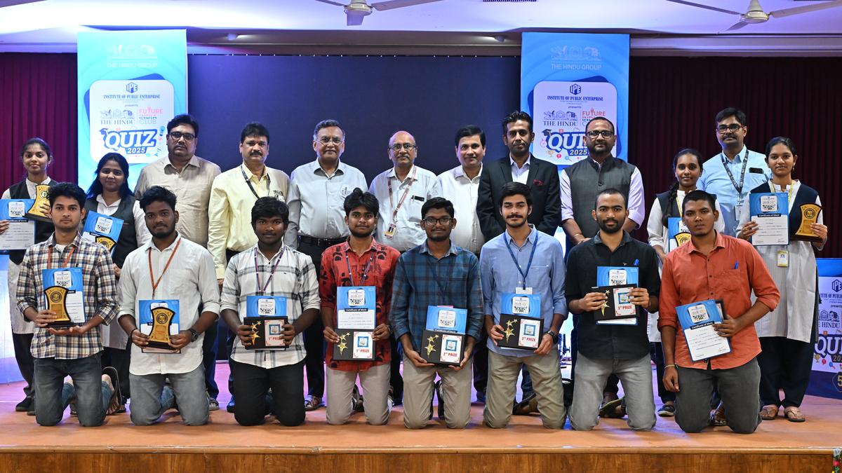 The Hindu FIC and IPE College Quiz organised in Vijayawada