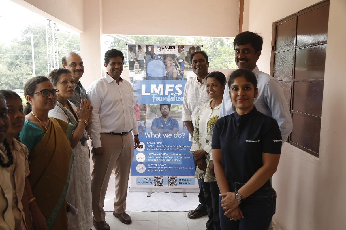 Grundfos Pumps India Pvt Ltd. and Don Bosco Egmore 1997 batch alumni launched a STEM Lab recently at Jaigopal Garodia Government Girls’ Higher Secondary School, Choolaimedu to celebrate the International Day of Women & Girls in Science (observed on February 13). 