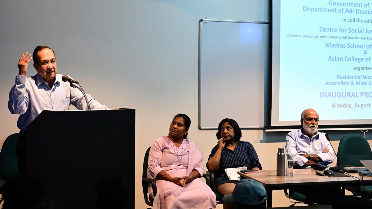 Lack of diversity in Indian newsrooms a serious issue: N. Ram