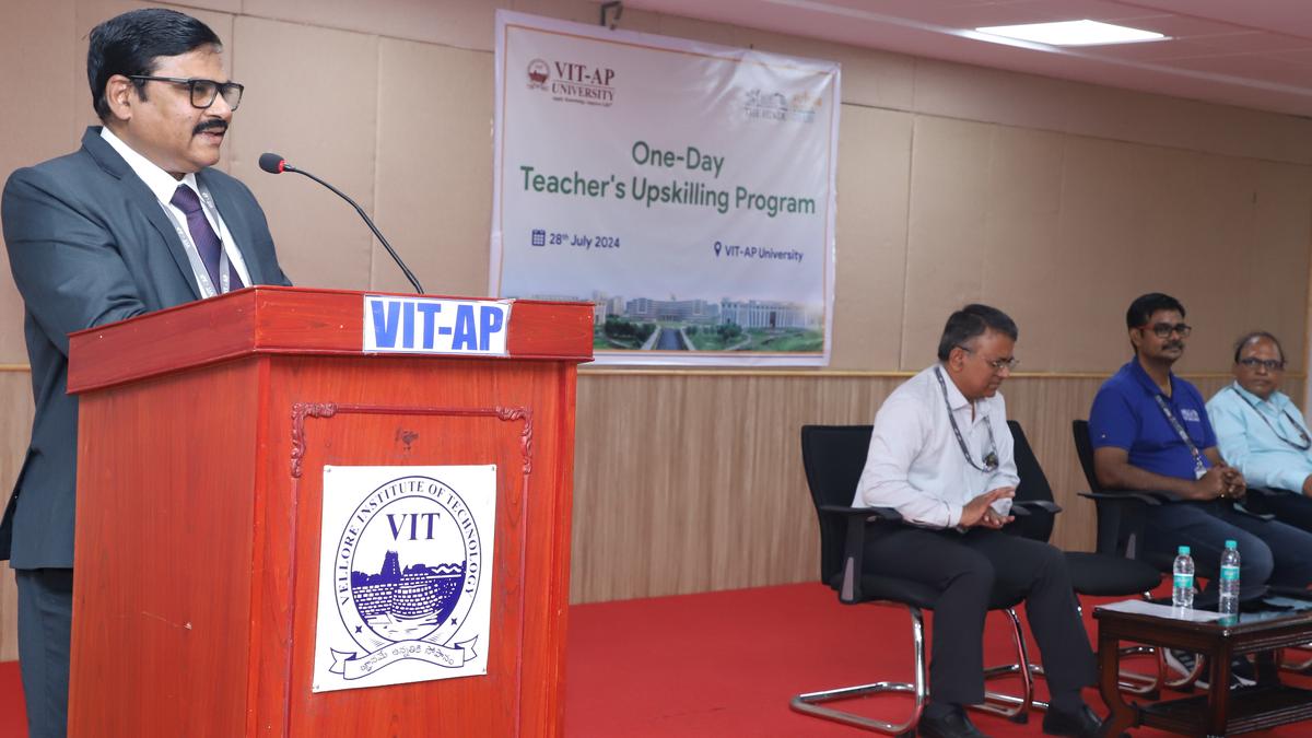 Teachers have pivotal role to play in Centre’s ‘Viksit Bharat’ vision, says VIT-AP Vice-Chancellor