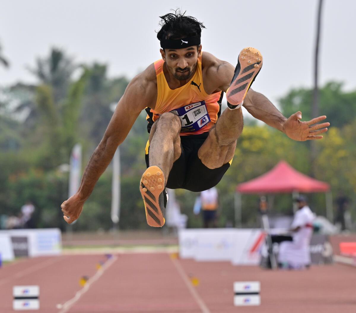 Overseas mission: Abdulla Aboobacker, a Commonwealth Games silver medallist, wants to produce his best in big events. ‘We are not going to get anything by breaking the national record at home,’ he says.