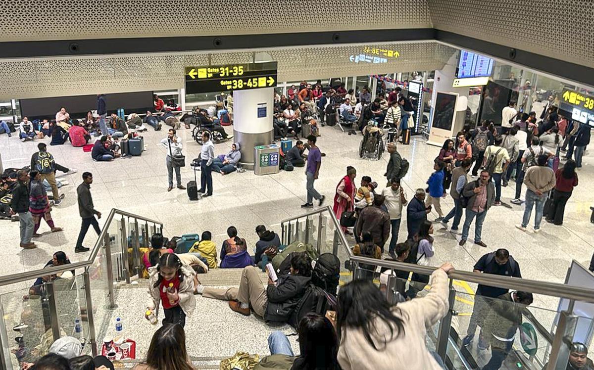 thehindu.com - The Hindu Bureau - IndiGo flight cancellations stretch into fourth straight day; airline's departures from Delhi on hold till 3 p.m. on Dec. 5