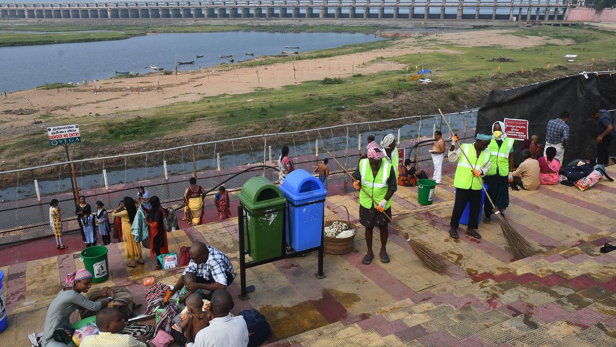Sanitation workers in Vijayawada grin and bear it during festive days