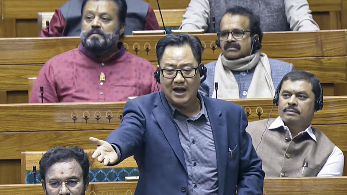 Kiren Rijiju reiterates claim of Congress MPs abusing Lok Sabha speaker Om Birla