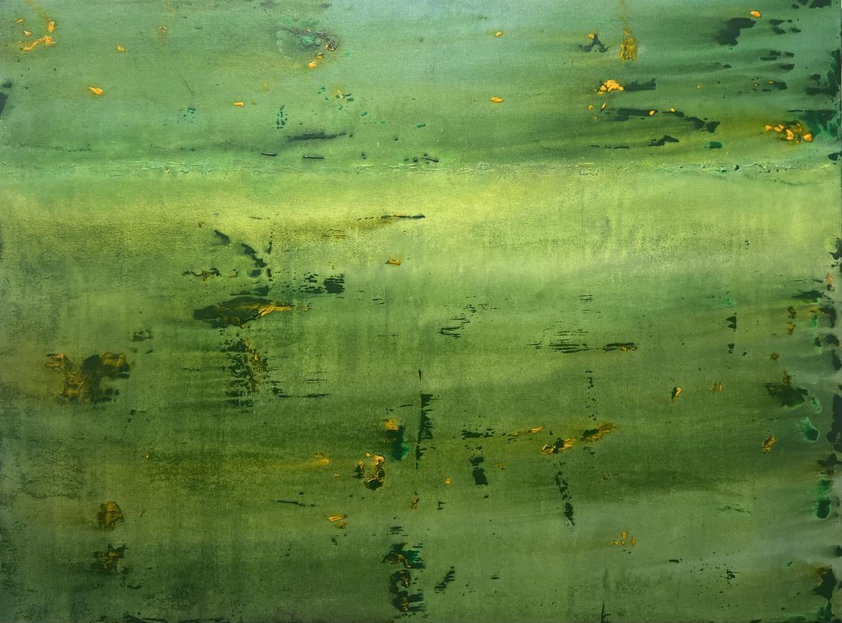 Zen Meadow — Acrylic on Canvas by Narayan Lakshman