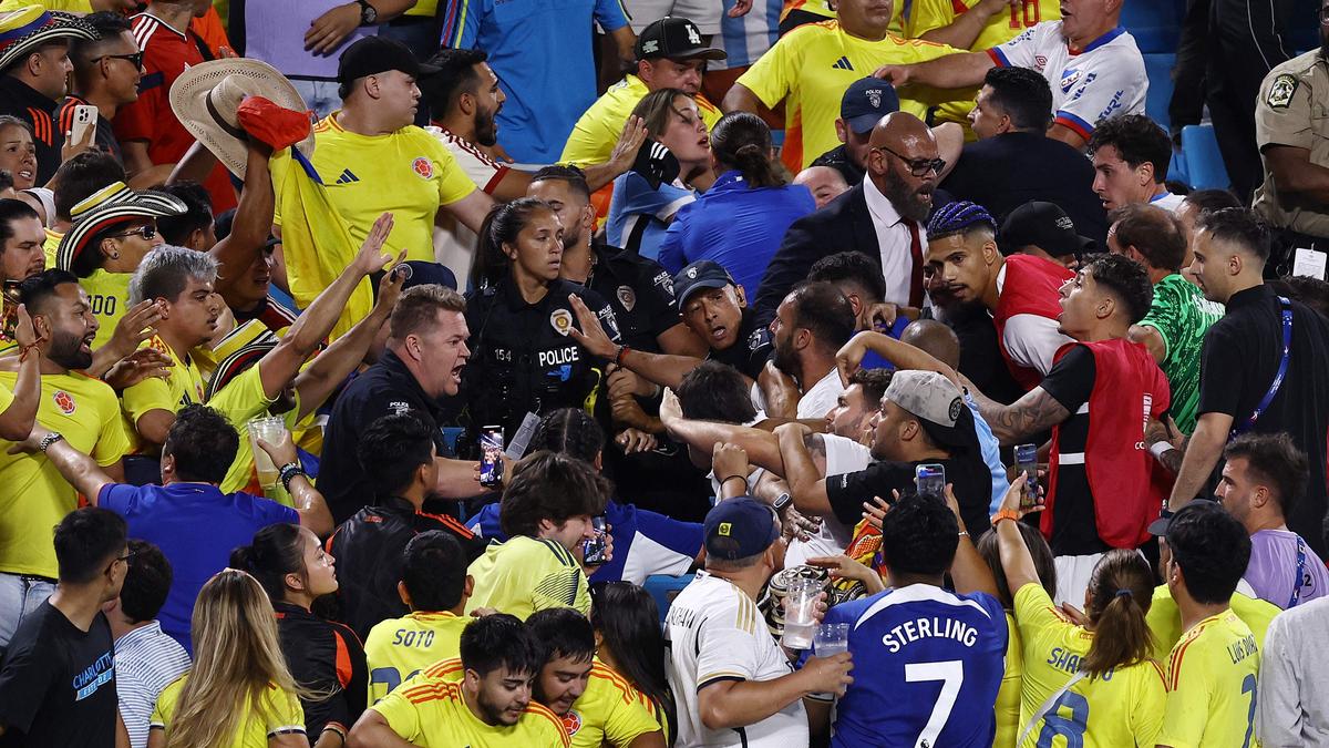 Copa America: Uruguay players defend decision to enter crowd to protect families amid brawl