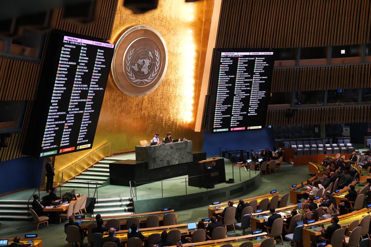 India Abstains During Vote on UN Resolution Against Israel's Occupation of Palestinian Territory