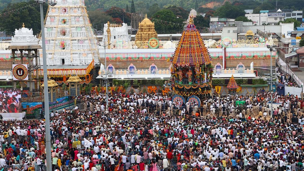 Splendour marks the ‘Rathotsavam’ at Tirumala