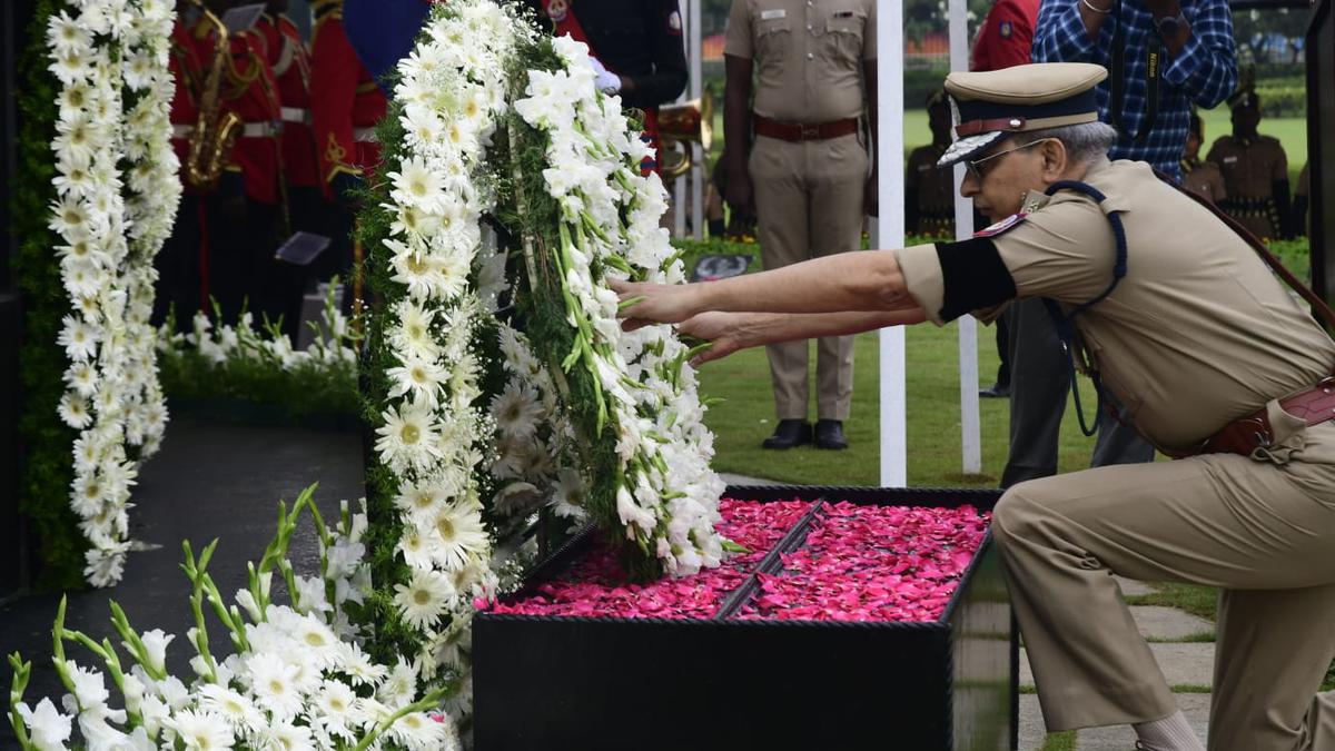 Police Commemoration Day Observed at T.N. Police Headquarters in Chennai