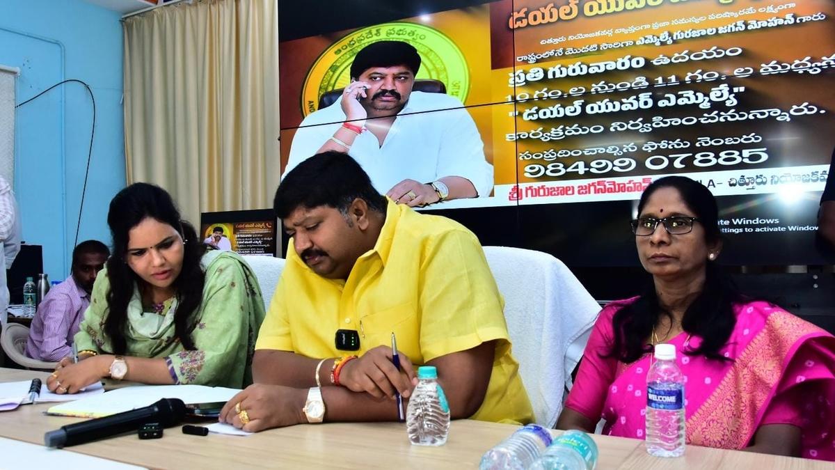 ‘Dial Your MLA’ gets overwhelming response in Chittoor