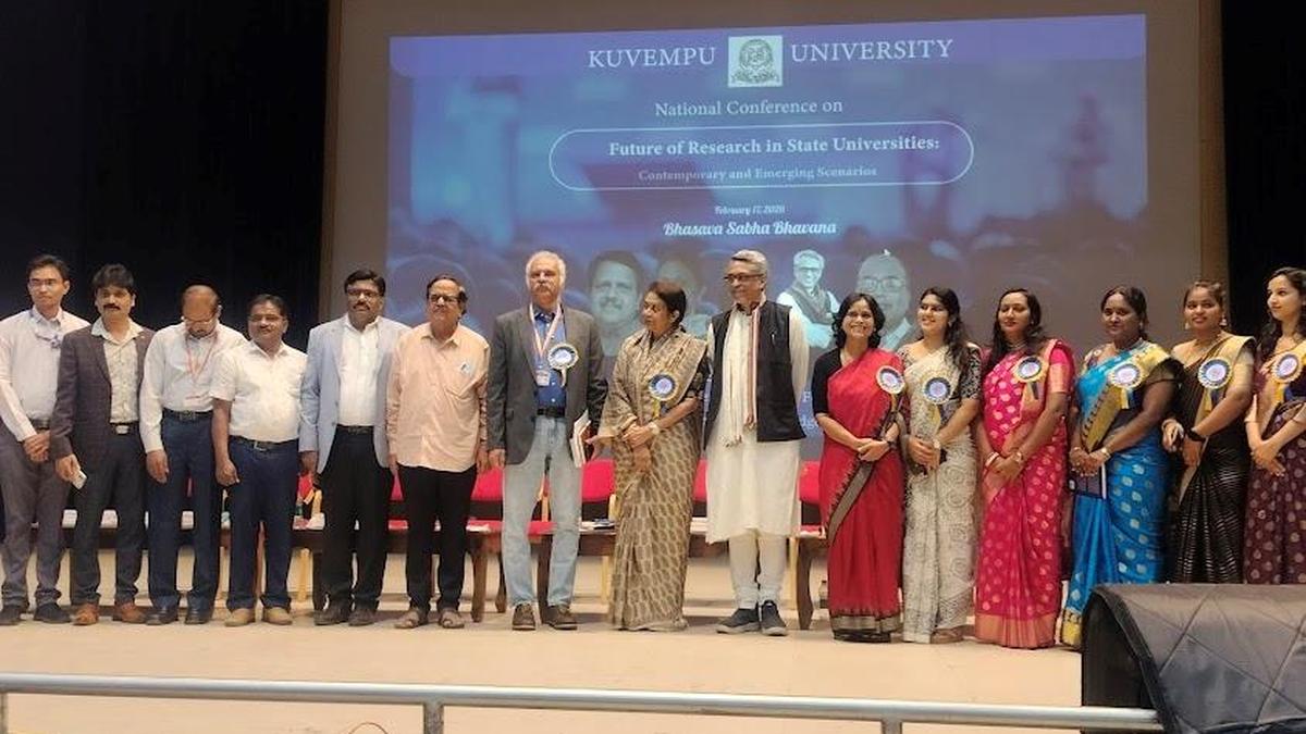 Kuvempu University V-C expresses concern over decrease in fellowships for research in universities