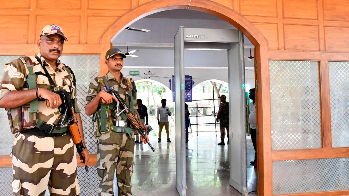 EVMs deposited in strong rooms; CCTV cameras installed in high security campus