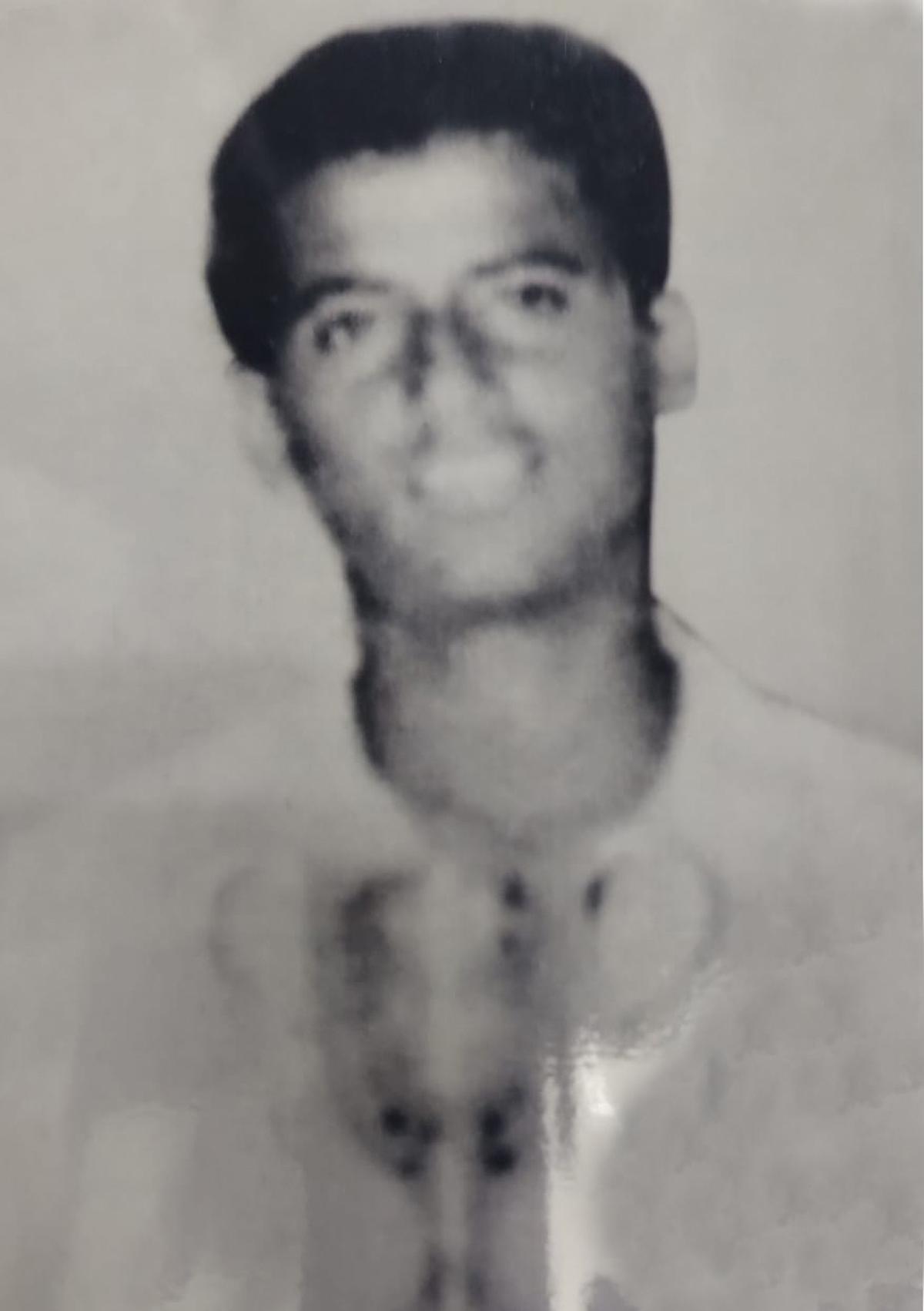 Rajnikant as a student