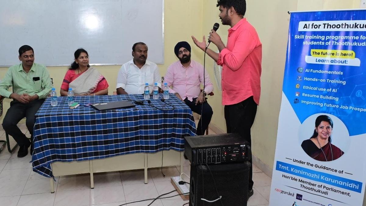AI training programme launched for government school students in Thoothukudi