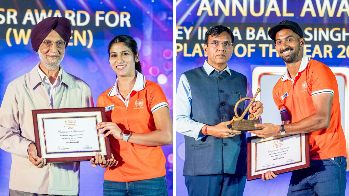 हॉकी इंडिया पुरस्कार: हार्दिक, नवनीत ने प्लेयर ऑफ द ईयर पुरस्कार जीता